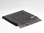 McNutt Lambswool Scarf - Charcoal Rainbow