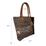 BB Canvas Shopper - Star Grey