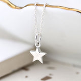 PM Sterling Silver Little Star Necklace