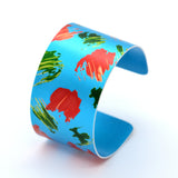 Lisa Marsella Medium Cuff - Orange Lime & Turquoise
