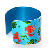 Lisa Marsella Medium Cuff - Orange Lime & Turquoise