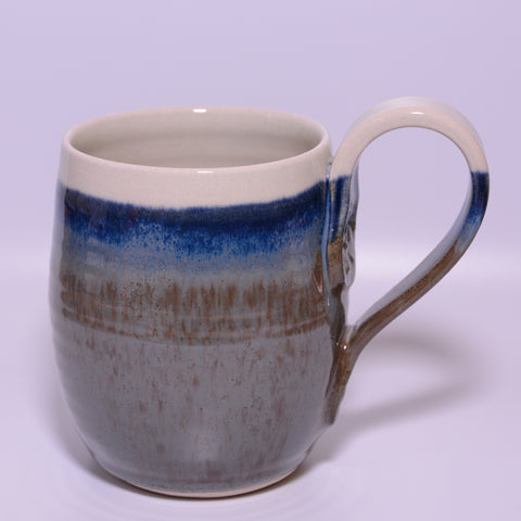 Alison Hanvey Large Mug - Grey, Blue, Cream