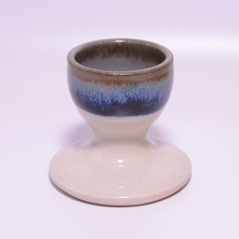 Alison Hanvey Egg Cup - Cream, Blue, Grey