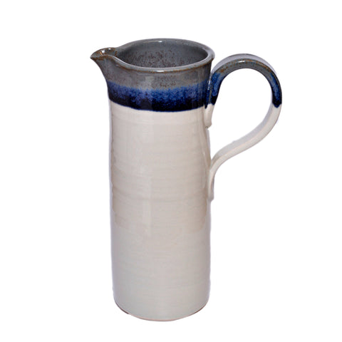 Alison Hanvey Tall Jug - Cream, Blue, Grey