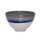 Alison Hanvey Sugar Bowl - Cream, Blue, Grey