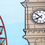 HLM  Tea Towel - McKee Clock Bangor