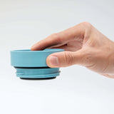 rCUP Travel Mug-Cream/Teal 12oz