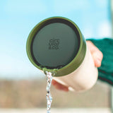rCUP Travel Mug-Black/Mustard 12oz