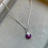 Decadorn Pendant - TT Ruby - Silver