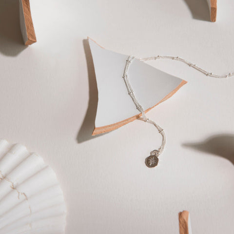 Decadorn Pendant Necklace - Silver Plated Coin Star