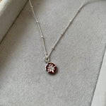 Decadorn Pendant Necklace - Silver Plated Coin Star