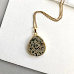 Decadorn Pendant-Oval-Dalmation Jasper