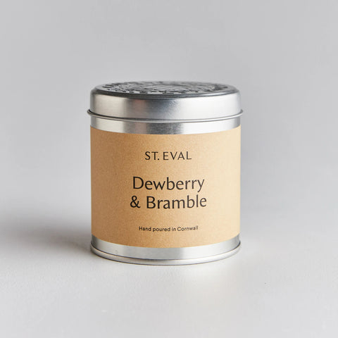 St Eval Scented Tin Candle-Dewberry & Bramble