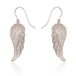 SPK Angel Wing Earrings-Silver