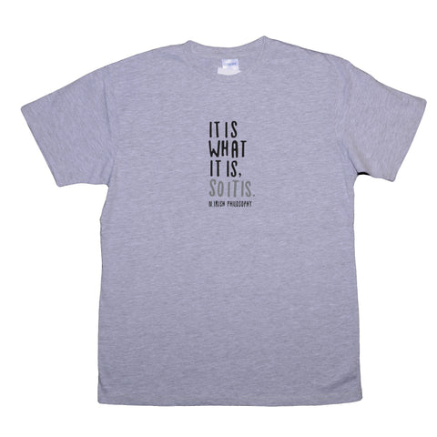 NI Tees - It Is What It Is - T-Shirt - Light Grey