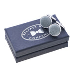 Belfast Bow Co Handmade Irish Linen Cufflinks-Antique Sage