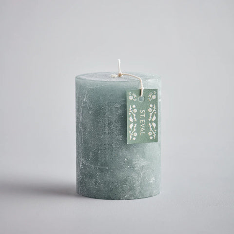 St Eval Pillar Candle - Lemon & Thyme