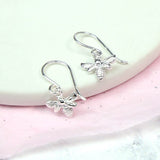 PM Sterling Silver Bee Drop Earring