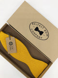 Belfast Bow Co Handmade Irish Linen Bow Tie-Mustard Yellow