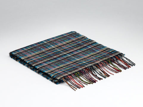 McNutt Lambswool Scarf - Downings Mini Check