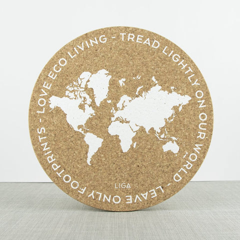 Liga Cork Placemats/Coasters-Footprints