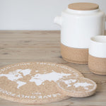 Liga Cork Placemats/Coasters-Footprints