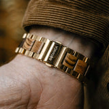 B.E. 42mm Goldthorn Wooden Watch