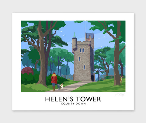 James Kelly Print-Helen's Tower