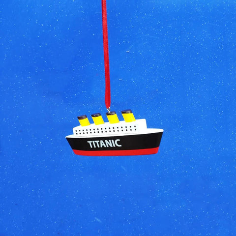 Cowfield Design Mini Titanic Hanging Decoration