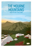 HLM Tea Towel - Mourne Mountains