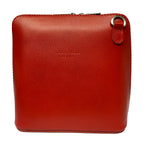 Vera Pelle Crossbody Bag-Red