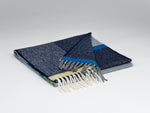 McNutt Lambswool Scarf - Navy & Smoke Check