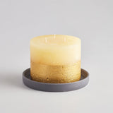 St Eval Candle Plate - Large Dark Grey