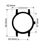 B.E. 42mm Iris Wooden Watch