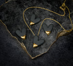 DC Shadow & Gold Heart Necklace