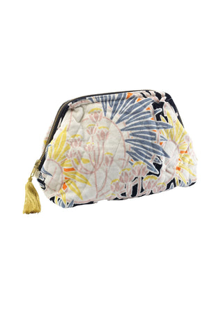 OHS Velvet Pouch Deco Daisy - Mauve