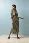 OHS Crepe Dress - Marbled Green
