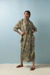 OHS Crepe Dress - Marbled Green