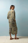OHS Crepe Dress - Marbled Green
