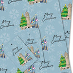 D&B  Christmas Wrapping Paper - Bangor McKee Clock