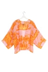 OHS Ancient Columns Kimono - Orange