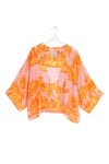 OHS Ancient Columns Kimono - Orange