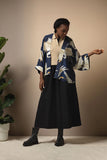 OHS Stork Kimono - Navy