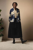 OHS Stork Kimono - Navy