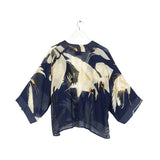 OHS Stork Kimono - Navy