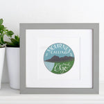 OUAD Framed Print - The Mournes Are Calling Circle