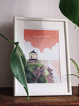 RHA - A4 Mounted Print - Mussenden Temple