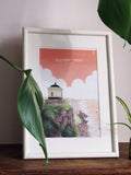 RHA - A4 Mounted Print - Mussenden Temple