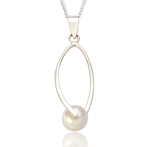 SPK Fifi Pendant & Chain - Silver (Sand Polish)