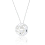 SPK Karla Love Knot Pendant - Silver